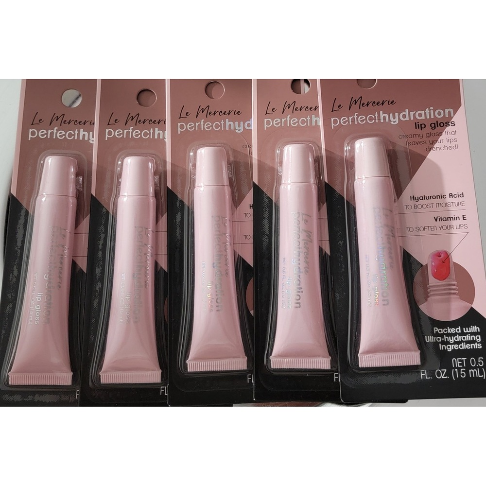Le Mercerie Perfect Hydration Lip Gloss Hyaluronic Acid Vitamin E 0.5oz
10 each